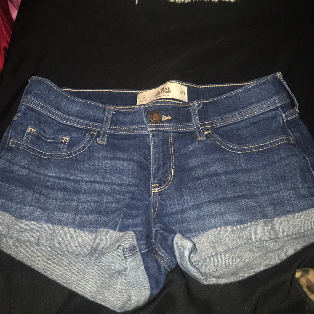 Hollister jean shorts